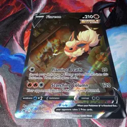 Flareon v Sword & Shield SWSH179 Holo Single Strike Promo Pokemon TCG Card - Image 4