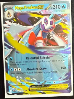 Mega Froslass EX Mega Evolution Holo Pokemon TCG Card ASC 047/217 English - Image 1