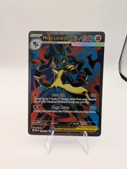 Pokemon Mega Lucario EX Holo Ultra Rare Card 160/132 Me01: Mega Evolution - Image 1