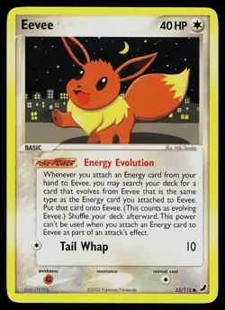 Pokemon Card - Eevee Unseen Forces 55/115 Common - Image 1