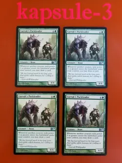 4x Garruk's Packleader | M11 Magic 2011 | MTG Magic Cards - Image 1