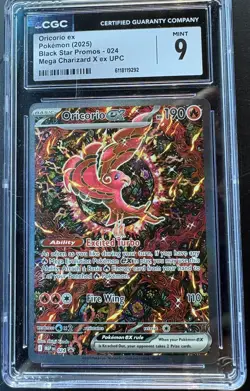 Oricorio ex CGC 9 024 Me: Mega Evolution Promo Holo Pokemon Card English - Image 1