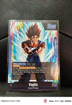 Dragon Ball Super Card–Vegito FB05-025 (Alternate Art) Fusion World New Adventur - Image 2