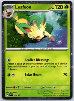 Leafeon - (Cosmos Holo) Holo Promo SV: Scarlet & Violet Promo Cards 170 NM - Image 1