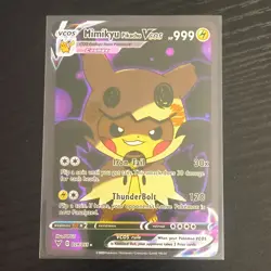 Pokemon Mimikyu Pikachu VCOS 029/055 Full Art Rare Holo Card English FANART - Image 1