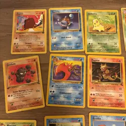 Pokemon WOTC Vintage 15 Cards Rocket Jungle Set Fossil Mixed Lot Nm to MP 1st - Image 2