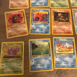 Pokemon WOTC Vintage 15 Cards Rocket Jungle Set Fossil Mixed Lot Nm to MP 1st - Image 5