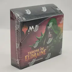 Magic The Gathering Throne of Eldraine Collector Booster Box Sealed See Photos - Image 2