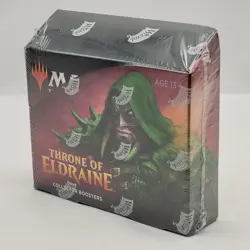 Magic The Gathering Throne of Eldraine Collector Booster Box Sealed See Photos - Image 3