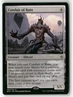 Conduit of Ruin Regular R Battle for Zendikar 4 NM - Image 1