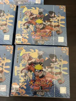 LOT OF 5 Naruto Kayou Tier 2 Wave 7 Sealed Booster Box Naruto Cards Brand NEW - Image 2