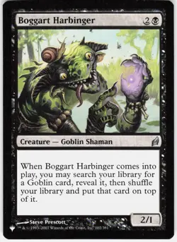 Boggart Harbinger U The List Reprints 102/301 LP - Image 1