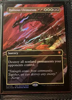 MTG Ruinous Ultimatum Special Guest Foil 108 - Image 1