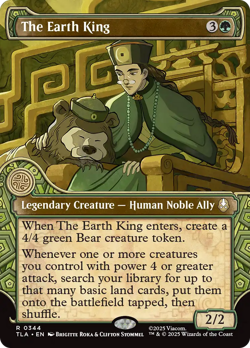 The Earth King (FOIL) x1 - MTG Avatar: The Last Airbender TLA #344 - Image 1