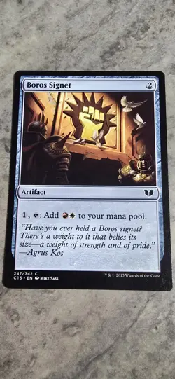 Boros Signet Commander 2015 Regular Artifact Common MTG NM - Image 1
