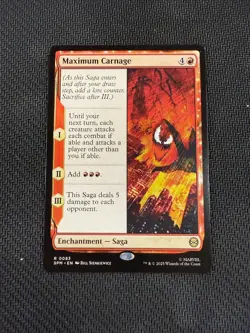 Maximum Carnage SPM 0083 Rare Magic the Gathering Marvel's Spider-Man - Image 1