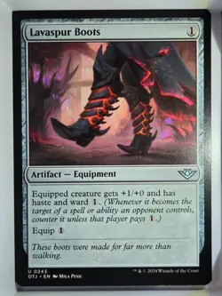 Lavaspur Boots - U243- MTG - Outlaws of Thunder Junction (OTJ) - Image 1