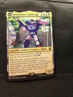 Soundwave, Sonic Spy Soundwave, Superior Captain BOT NM MTG - Image 1