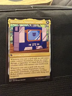 Soundwave, Sonic Spy Soundwave, Superior Captain BOT NM MTG - Image 2