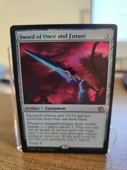 Sword Of Once And Future - FOIL - NM - March Of The Machine - MTG - Image 1