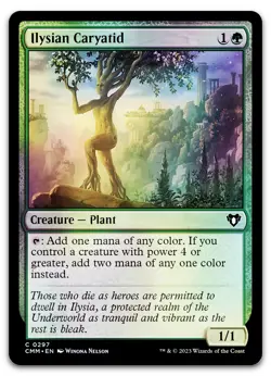 Ilysian Caryatid #297 (Foil) (NM) Commander Masters CMM Magic MTG - Image 1