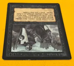 MTG BLACK KNIGHT Beta (OldManMTG 007-697) - Image 5