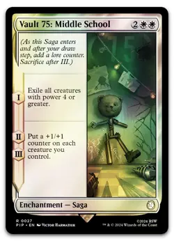 Vault 75: Middle School #27 (Foil) (LP) Fallout PIP Magic MTG - Image 1