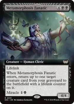 Metamorphosis Fanatic (Extended Art) Commander: Duskmourn: House of Horror NM - Image 1