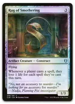 Rug of Smothering #336 (Foil) (LP) Baldur's Gate CLB Magic MTG - Image 1