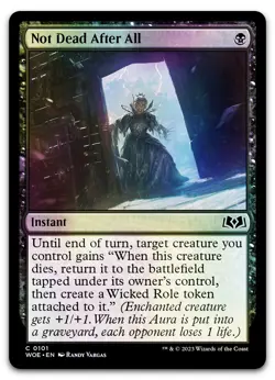 Not Dead After All #101 (Foil) (NM) Wilds of Eldraine WOE Magic MTG - Image 1