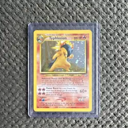 Pokemon Typhlosion 17/111 Neo Genesis Holo Rare Unlimited 100 HP English Card - Image 1