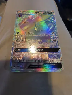 Pokemon TCG Umbreon GX 154/149 SM Base Secret Rare Full Art Holo - Image 1