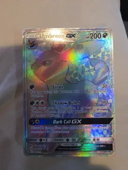 Pokemon TCG Umbreon GX 154/149 SM Base Secret Rare Full Art Holo - Image 2