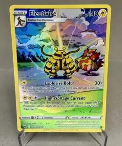 Pokemon TCG Electivire GG08/GG70 Crown Zenith Galarian Gallery Ultra Rare Holo - Image 1