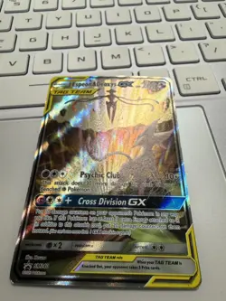 Espeon & Deoxys GX SM240 Tag Team GX Promo Holo English 260 HP Pokemon TCG - Image 1