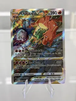 Pokemon TCG Charizard VSTAR SWSH262 Holo Black Star Promo Card NM/M - Image 1