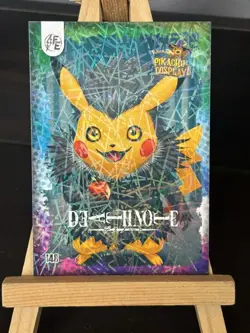 Death Note Pikachu #148 Laser Holo - Electric Pikachu Cosplay - Pokemon ZL13 - Image 1