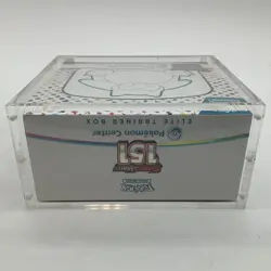 Pokemon Center 151 MEW EN Elite Trainer Box SEALED PC ETB w/Acrylic - Image 4