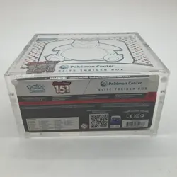 Pokemon Center 151 MEW EN Elite Trainer Box SEALED PC ETB w/Acrylic - Image 5