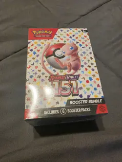 Pokemon Scarlet Violet 151 Booster Bundle 6-Pack, Factory-Sealed - Image 1