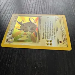 Pokemon Raichu 14/62 Fossil Holo Rare 1999 WOTC Vintage NM - Image 2