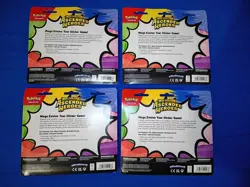 LOT OF 4 Pokemon Mega Evolution Ascended Heroes Charmander Gastly Tech Sticker - Image 2