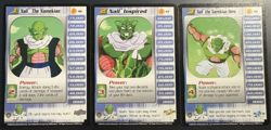 Nail Dragon Ball Z Frieza Saga TCG Personality Cards - 96, 110, 117 - Image 1