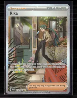 Pokemon 2023 Paradox Rift Rika SAR #258/182 - Image 1