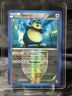 Snorlax (Team Plasma) 101/135 Reverse Holo Rare - Plasma Storm- (MP) Pokemon TCG - Image 1
