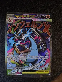 Mega Charizard X EX Me: Mega Evolution Promo 023 Holo 360 HP Pokemon TCG - Image 1