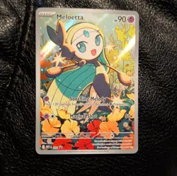 Pokemon TCG Meloetta 026 Me: Mega Evolution Promo Illustration Rare Holo 90 HP … - Image 1