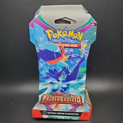 11x Paldea Evolved Sleeved Booster Packs - English Pokemon TCG - New & Sealed - Image 1
