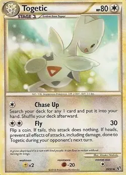 Pokemon - Togetic - 39/90 - Uncommon - HS Undaunted - NM - Image 1