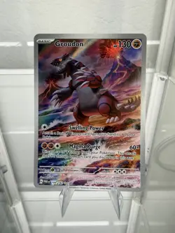 Groudon 199/182 Paradox Rift PAR SV04 Pokemon TCG Illustration Rare NM - Image 1